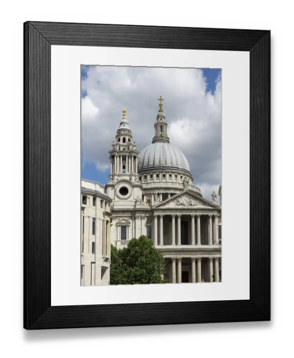 Framed Print : View of St Paul's Cathedral View of St Paul's Cathedral