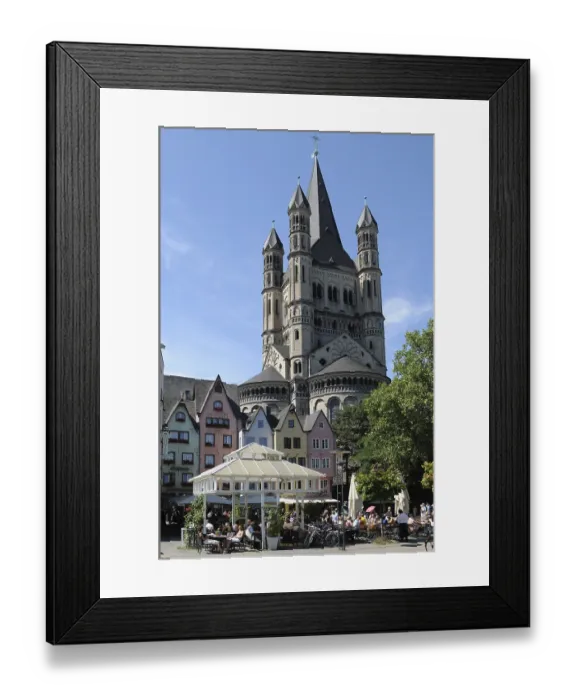 Framed Print : Martinswinkel Square Framed Print : Martinswinkel Square