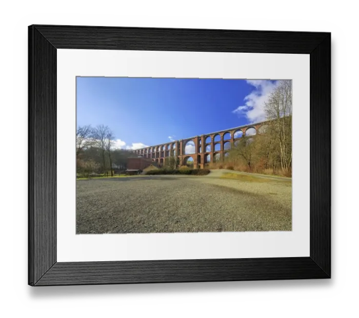 Framed Print : Goltzsch valley bridge, Goltzsch valley bridge 33 G?ltzsch valley bridge