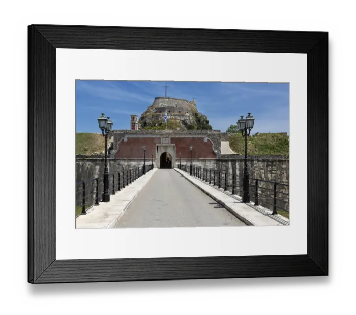 Framed Print : The old fortress in Corfu Town, Greece Framed Print : The old fortress in Corfu Town, Greece