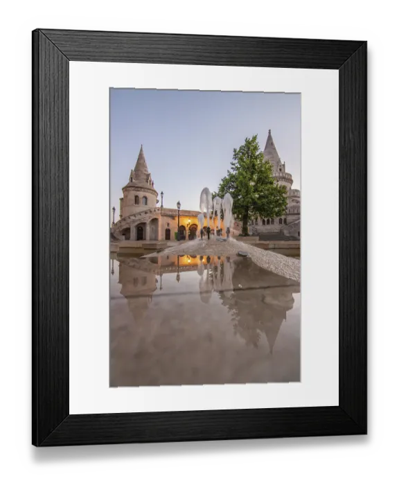 Framed Print : Old historic fortress and church at sunrise Framed Print : Old historic fortress and church at sunrise