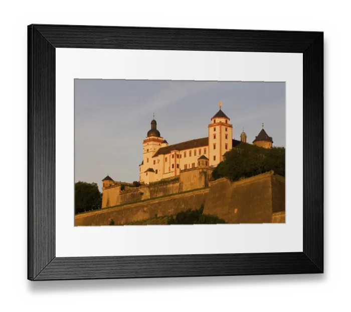 Framed Print : Marienberg Fortress Wurzburg Franconia Bavaria Germany Marienberg Fortress Wrzburg Franconia Bavaria Germany