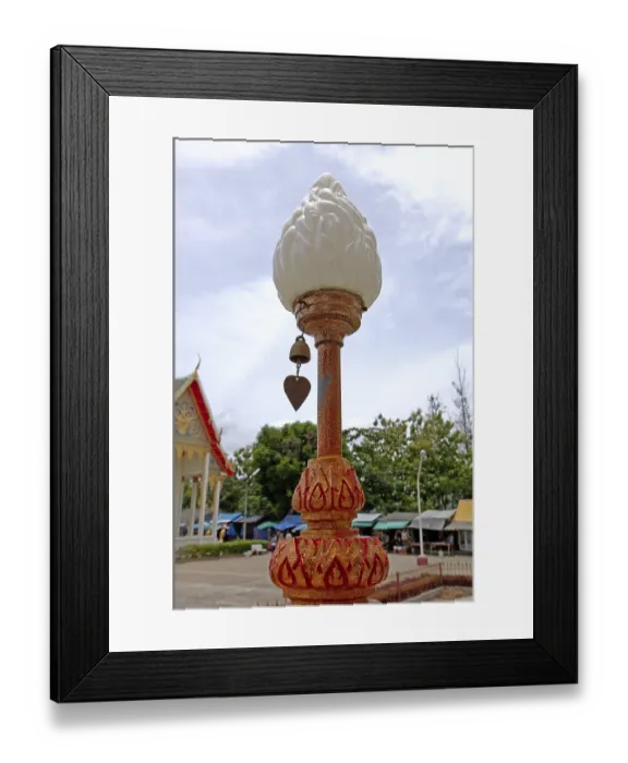 Framed Print : Wat chalong temple in phuket, thailand