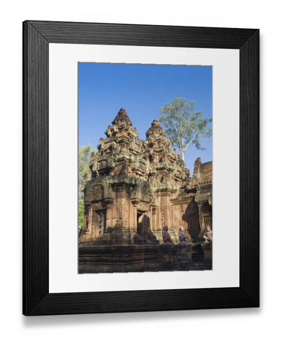 Framed Print : Banteay Srei temple, Banteay Srey Framed Print : Banteay Srei temple, Banteay Srey