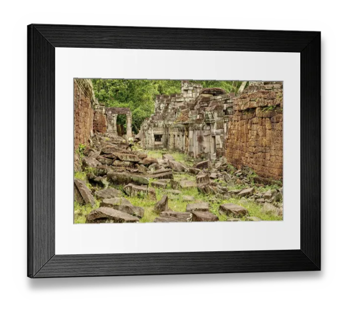 Framed Print : Preah Khan ruins, Angkor Wat complex