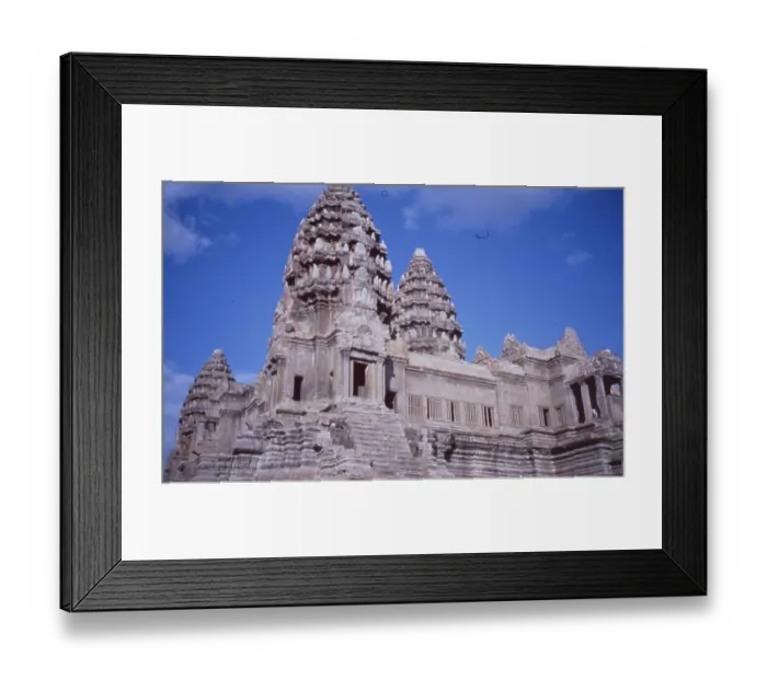 Framed Print : Kambocha: The Khmer temple ruins in Ankor Wat