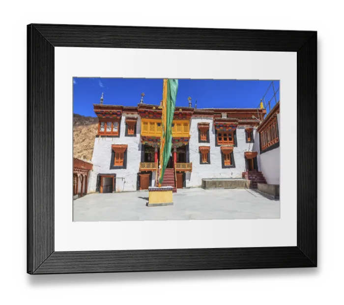 Framed Print : Likir Monastery IN LEH, Ladakh Region, India