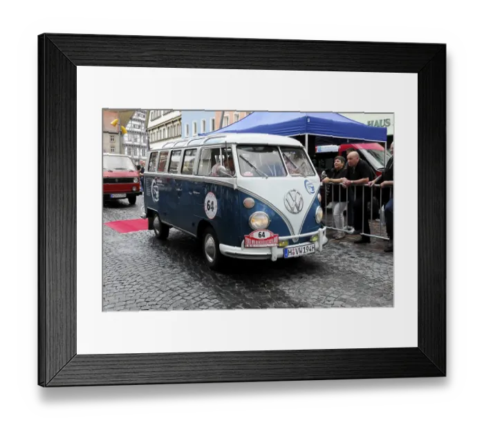Framed Print : VW T1 Sambabus bus, built in 1965