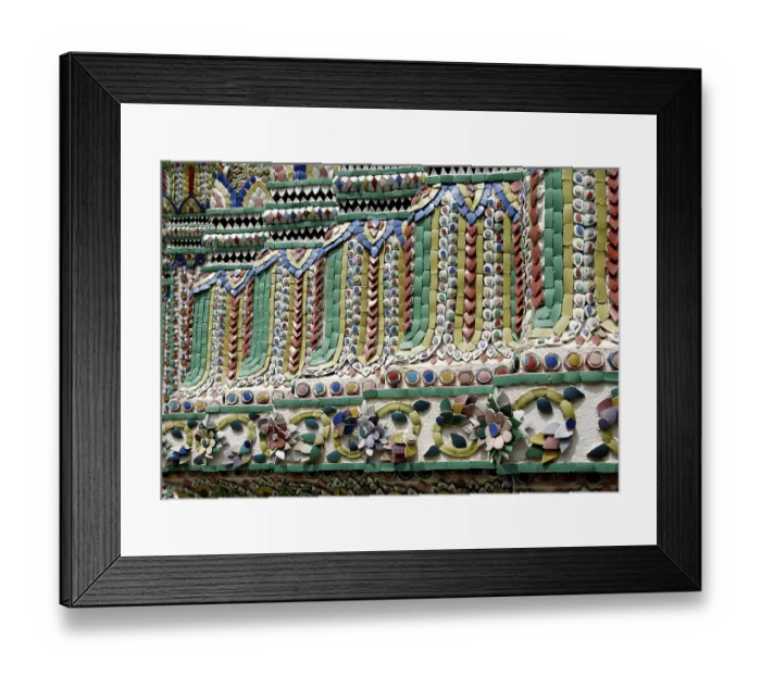 Framed Print : Mosaic, ceramic pattern, ornamentation Framed Print : Mosaic, ceramic pattern, ornamentation