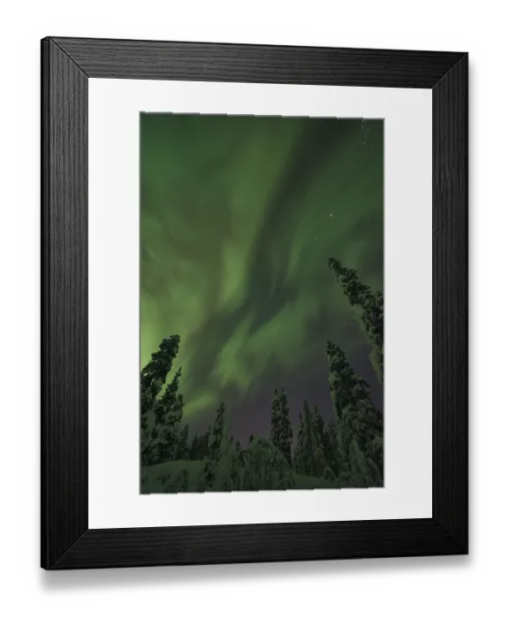 Framed Print : Northern Lights (Aurora borealis)