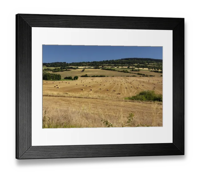 Framed Print : Wallenberg landscape shot with fields Framed Print : Wallenberg landscape shot with fields