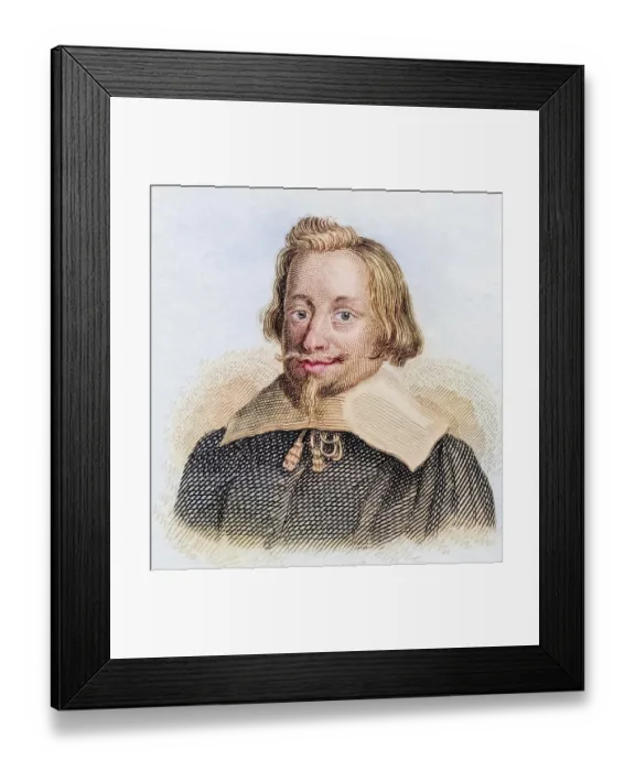 Framed Print : John Pym (born 1584 in Cannington)