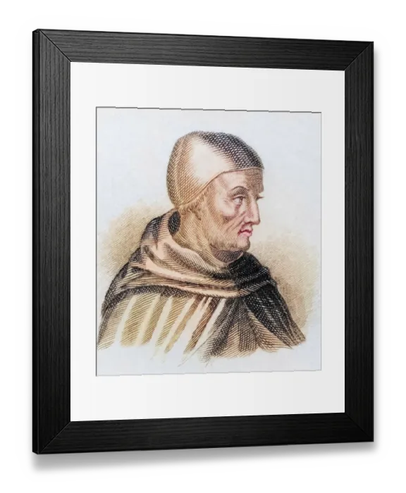 Framed Print : Albertus Magnus or Albert of Lauingen