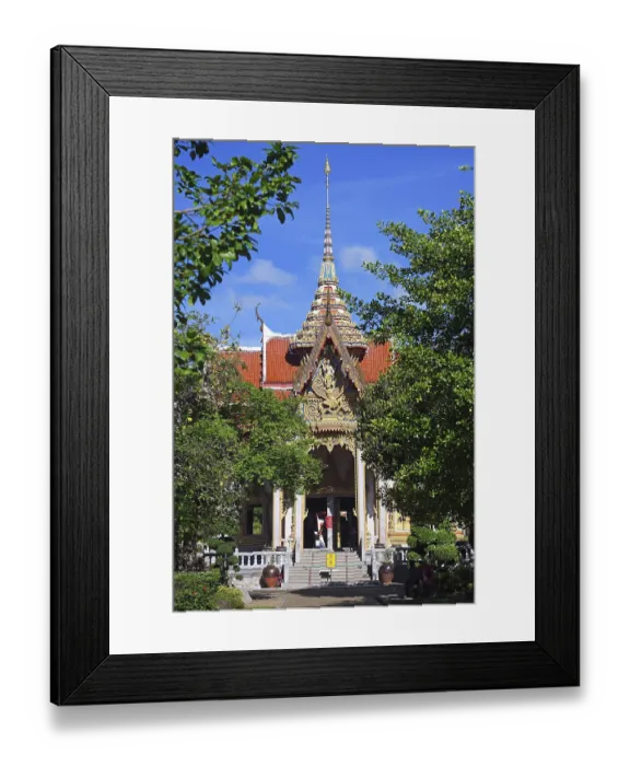 Framed Print : Wat Chalong, temple on Phuket, Thailand