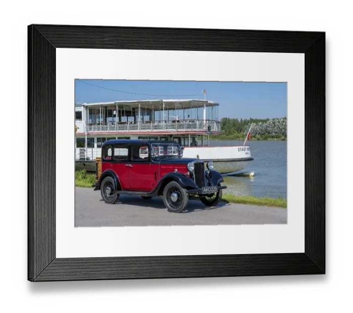 Framed Print : Vintage car Hillman Minx built 1933