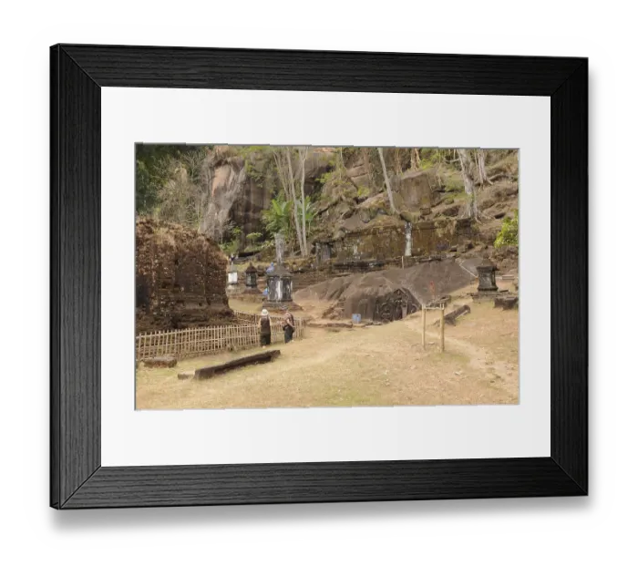 Framed Print : Laos: The historic Khmer temples ruins