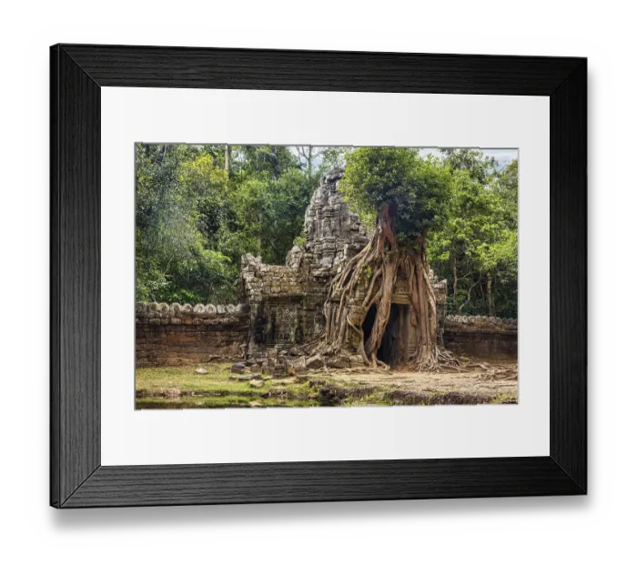 Framed Print : Panorama of Ta Som temple in complex Angkor Wat in Siem Reap