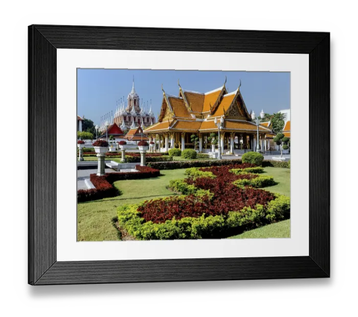 Framed Print : Mahajetsadabodin Royal Pavilion and Loha Prasat