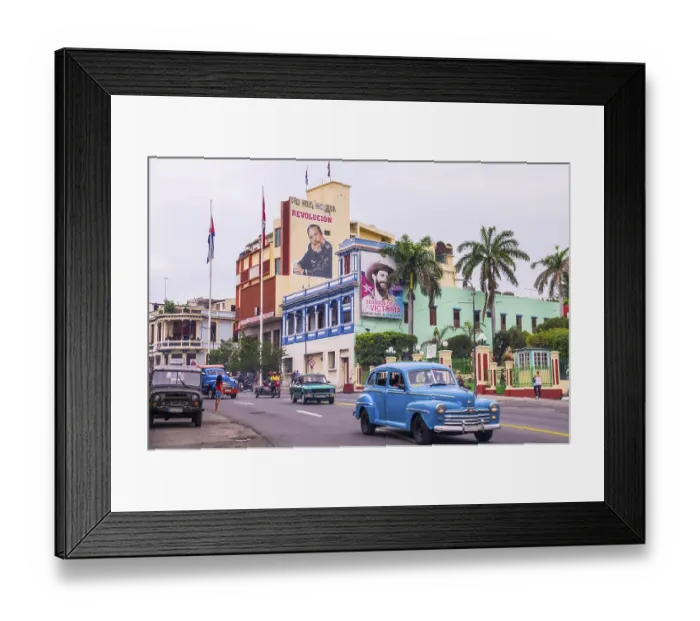 Framed Print : Santiago de Cuba is often referred to as birthplace of the Cuban revolucion