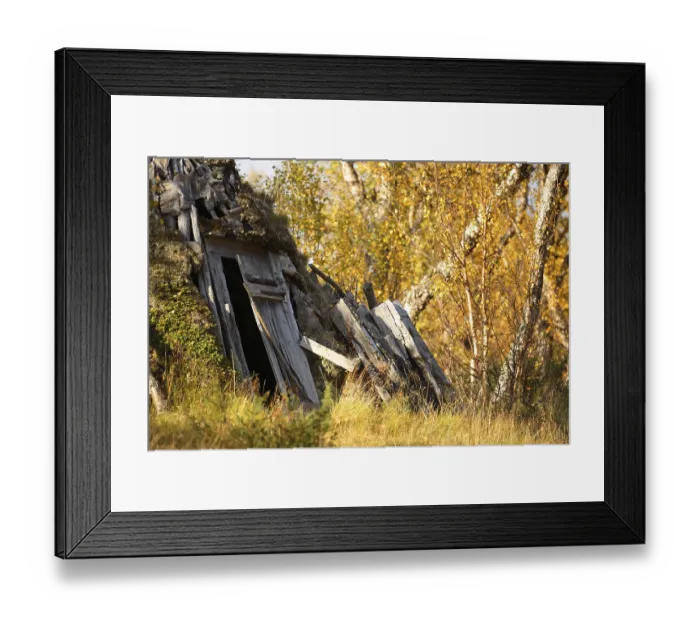 Framed Print : Traditional Sami hut, Mittadalen Framed Print : Traditional Sami hut, Mittadalen