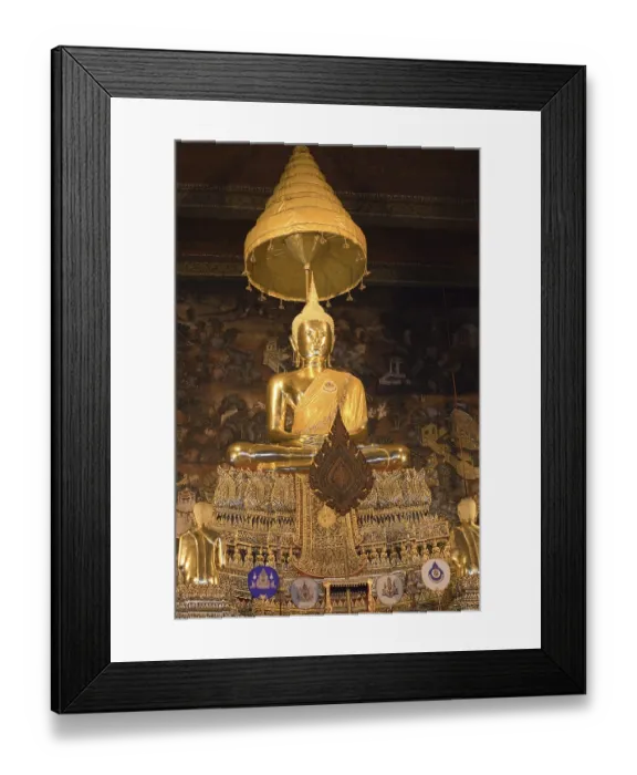 Framed Print : Buddha statue, Wat Po Temple, Bangkok Framed Print : Buddha statue, Wat Po Temple, Bangkok