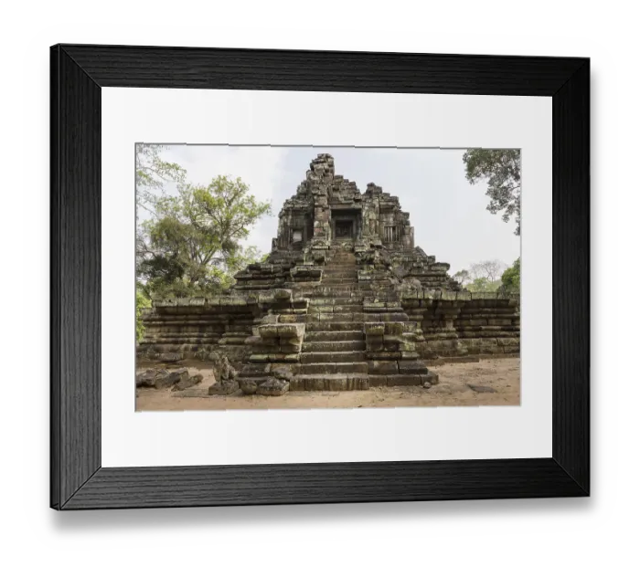 Framed Print : Preah Pithu, Prasat Temple X. Angkor Thom