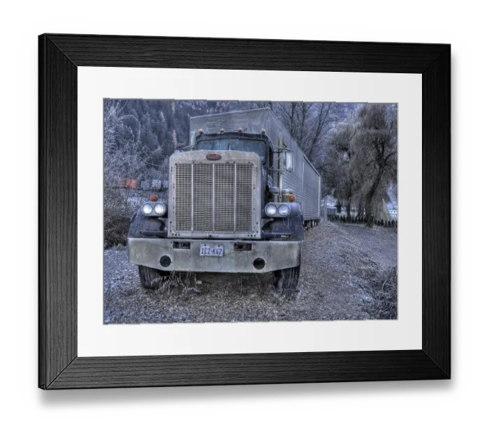 Framed Print : Discarded American truck, Haiming Framed Print : Discarded American truck, Haiming