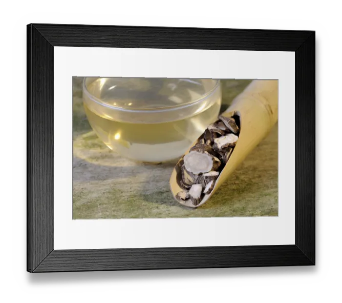 Framed Print : Red peony root tea (Paeoniae Radix Rubra) Framed Print : Red peony root tea (Paeoniae Radix Rubra)