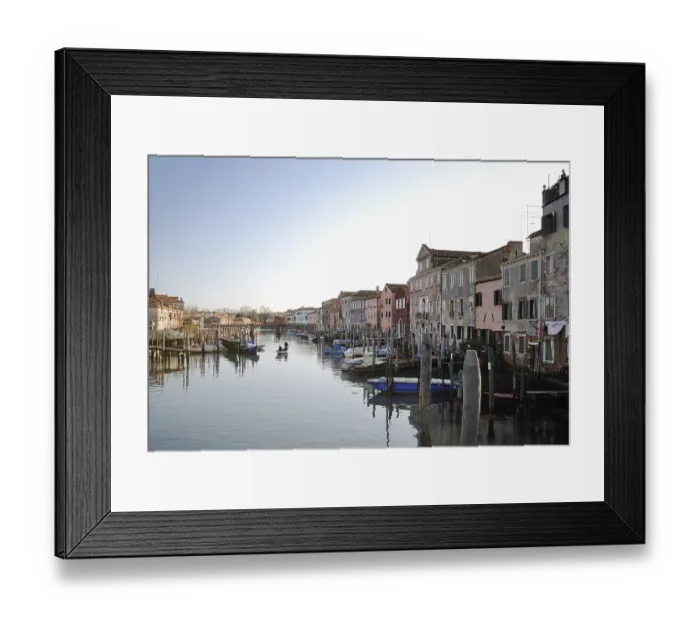Framed Print : Canal de San Pietro, Castello, Venice