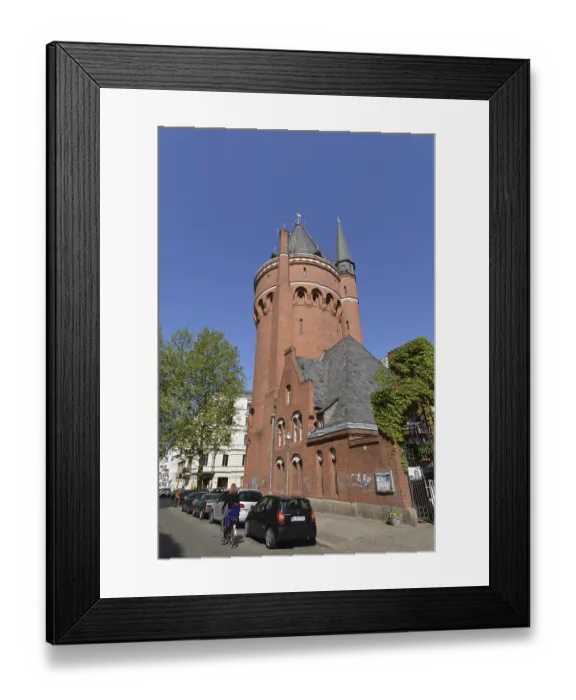 Framed Print : Water Tower, Fidicinstrasse, Kreuzberg Framed Print : Water Tower, Fidicinstrasse, Kreuzberg