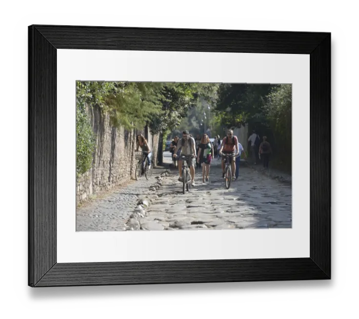 Framed Print : Via Appia Antica, Villa Borghese, Rome, Italy Framed Print : Via Appia Antica, Villa Borghese, Rome, Italy