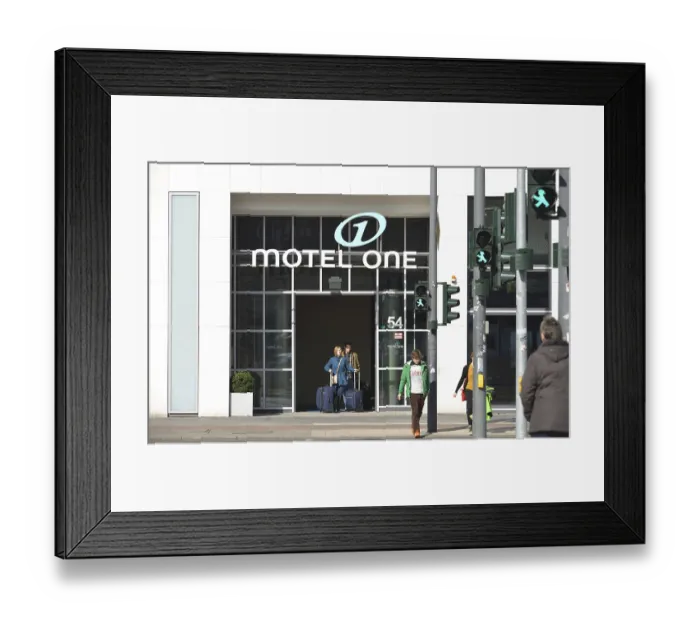 Framed Print : Motel One, InvalidenstraBe Framed Print : Motel One, InvalidenstraBe
