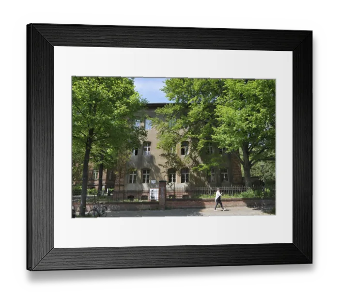 Framed Print : Johann August Zeune School for the Blind