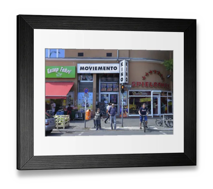 Framed Print : Cinema, Moviemento, Kottbusser Damm Framed Print : Cinema, Moviemento, Kottbusser Damm