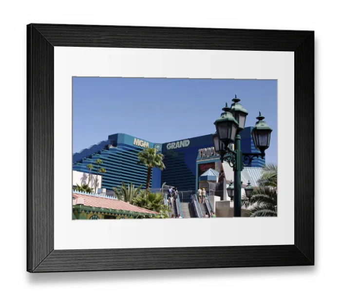 Framed Print : The MGM Grand Hotel in Las Vegas, Nevada, USA Framed Print : The MGM Grand Hotel in Las Vegas, Nevada, USA