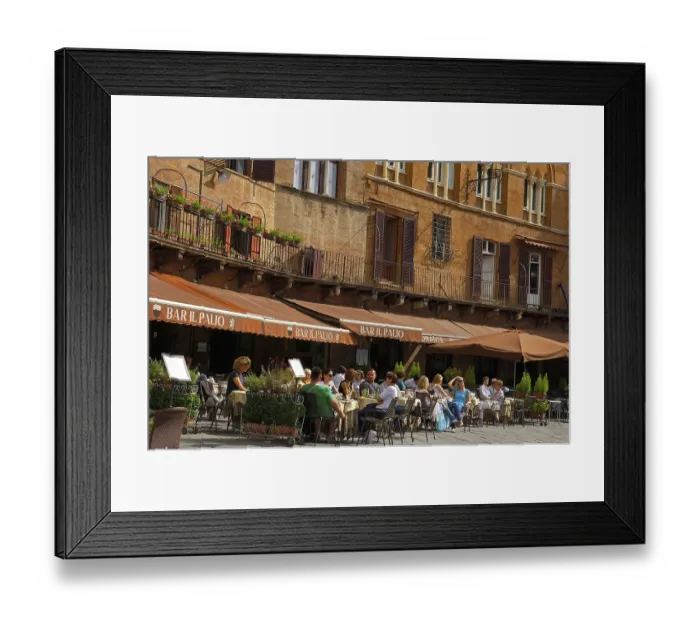 Framed Print : Siena, Piazza del campo, The Campo Square