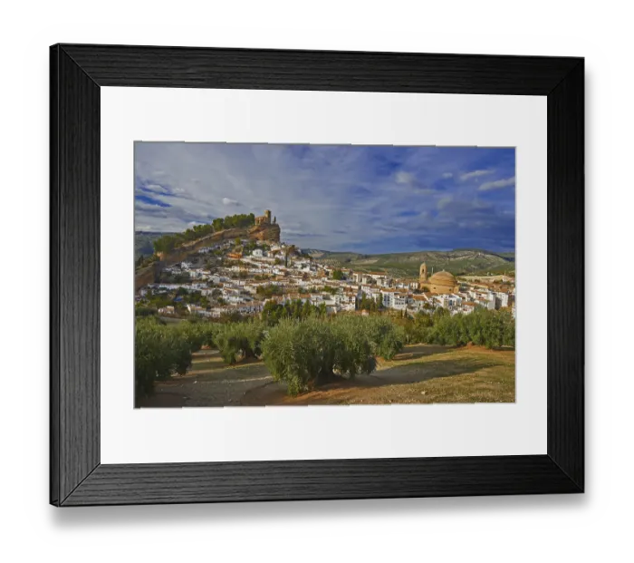Framed Print : Montefrio. Moorish Castle, Washington Irving Route Framed Print : Montefrio. Moorish Castle, Washington Irving Route