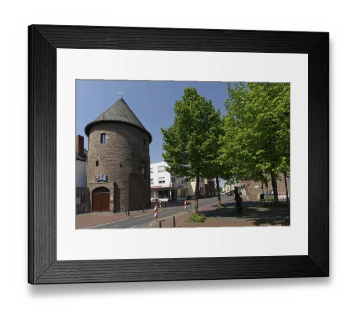 Framed Print : Old tower, Aldenhoven, Dueren, Germany Framed Print : Old tower, Aldenhoven, Dueren, Germany