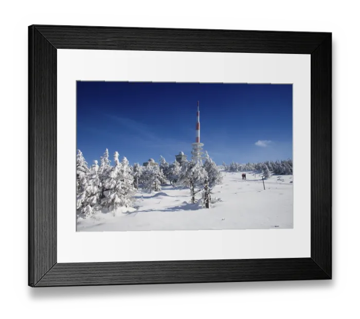 Framed Print : Radio tower transmission mast, Harz Framed Print : Radio tower transmission mast, Harz