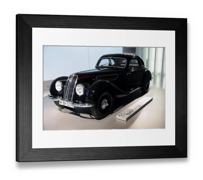 Framed Print : BMW 327 / 28 Coupe, BMW Museum, Munich