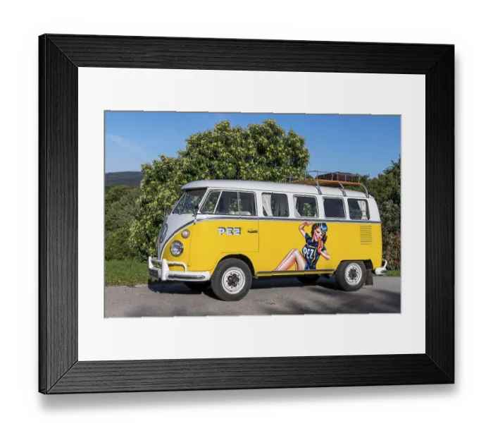 Framed Print : Oldtimer VW T1, Bulli, year of construction 1967 Framed Print : Oldtimer VW T1, Bulli, year of construction 1967