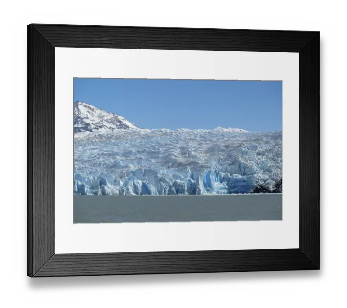 Framed Print : Glacier, Lago Grey, Torres del Paine National Park