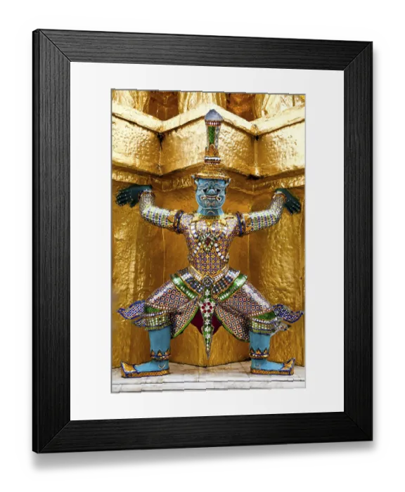 Framed Print : Statue of giant guardian in wat phra kaew Framed Print : Statue of giant guardian in wat phra kaew