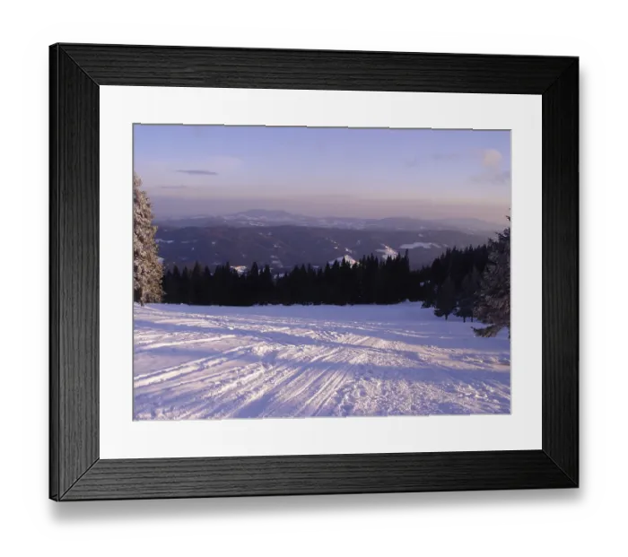 Framed Print : Winter landscape Framed Print : Winter landscape