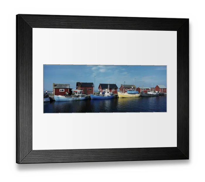Framed Print : Fishing harbour, Oland, Sweden Fishing harbour Framed Print : Fishing harbour, Oland, Sweden Fishing harbour