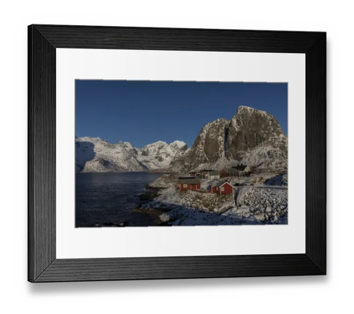 Framed Print : Hamnoy, Lofoten Islands, Nordland, Norway
