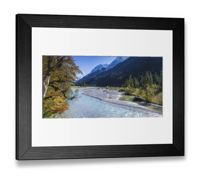 Framed Print : RiBbach, near HinterriB