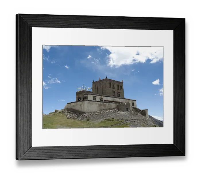 Framed Print : Tibetan Buddhism, Gyangdrak Gompa monastery