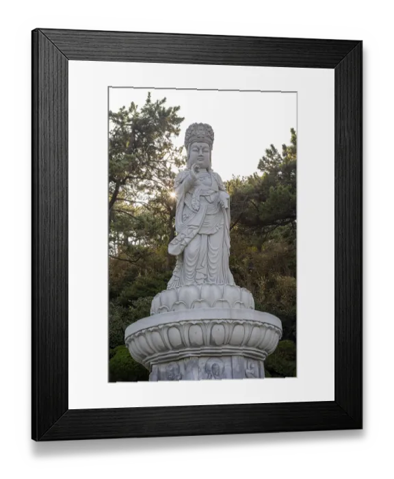 Framed Print : Gwanseeum-bosal, the Bodhisattva of Compassion