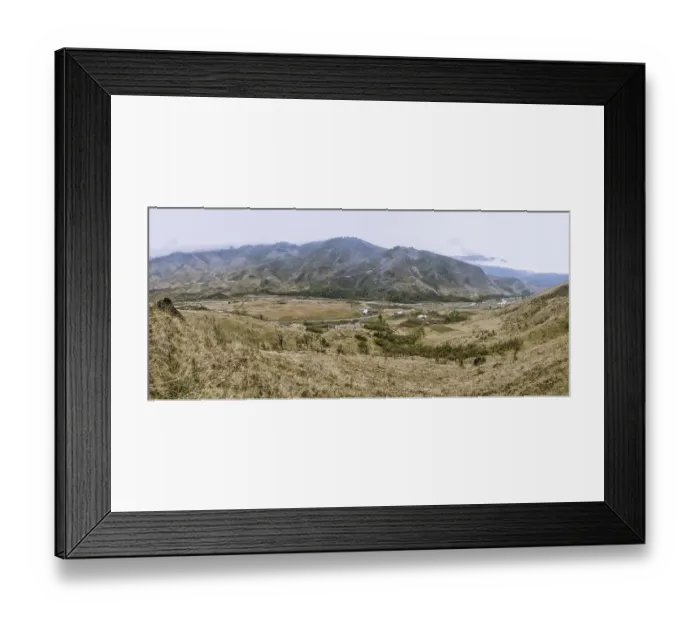 Framed Print : Scenic panorama of cloudy valley in Arunachal Pradesh